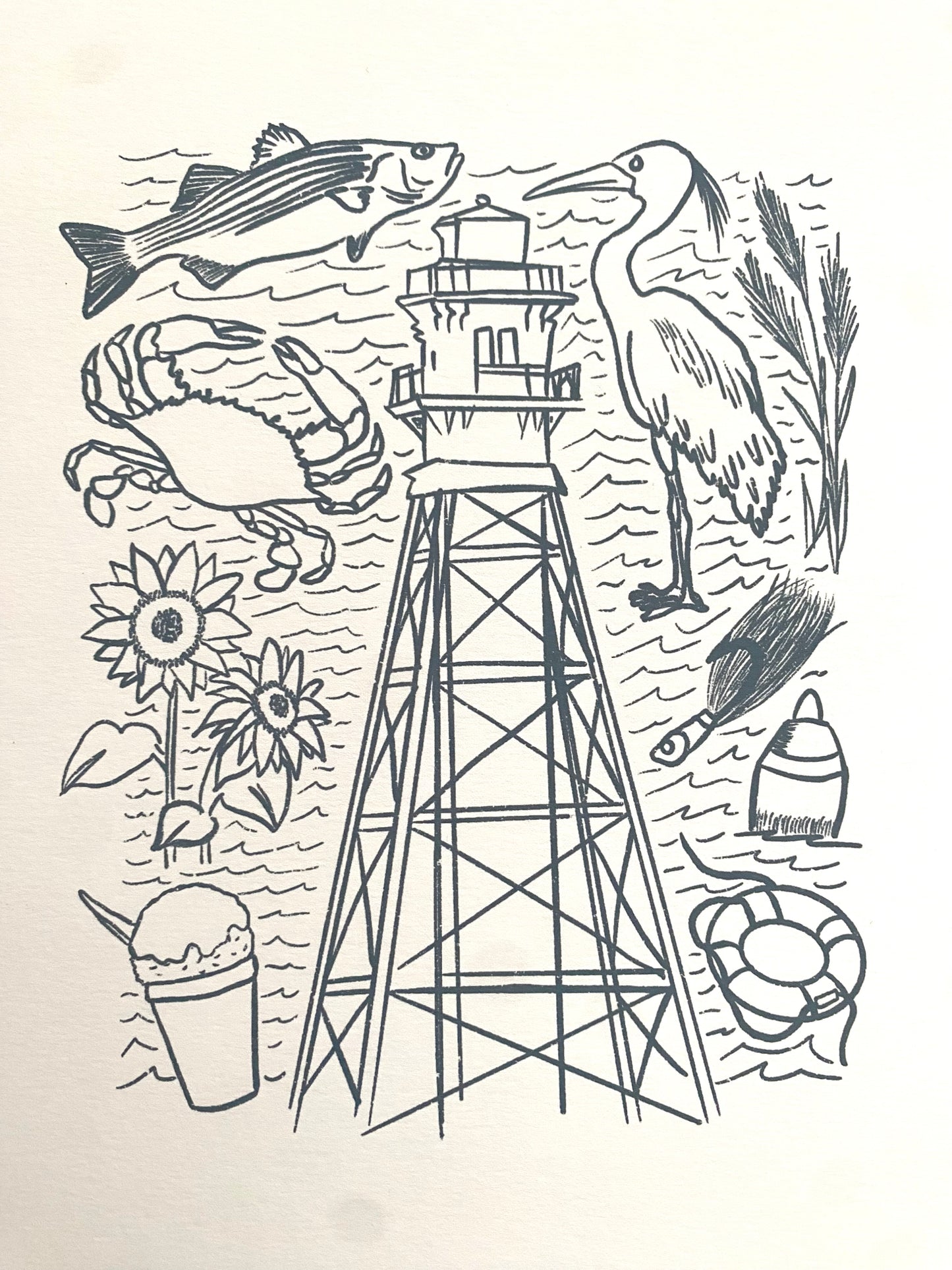The One Nine Art Print