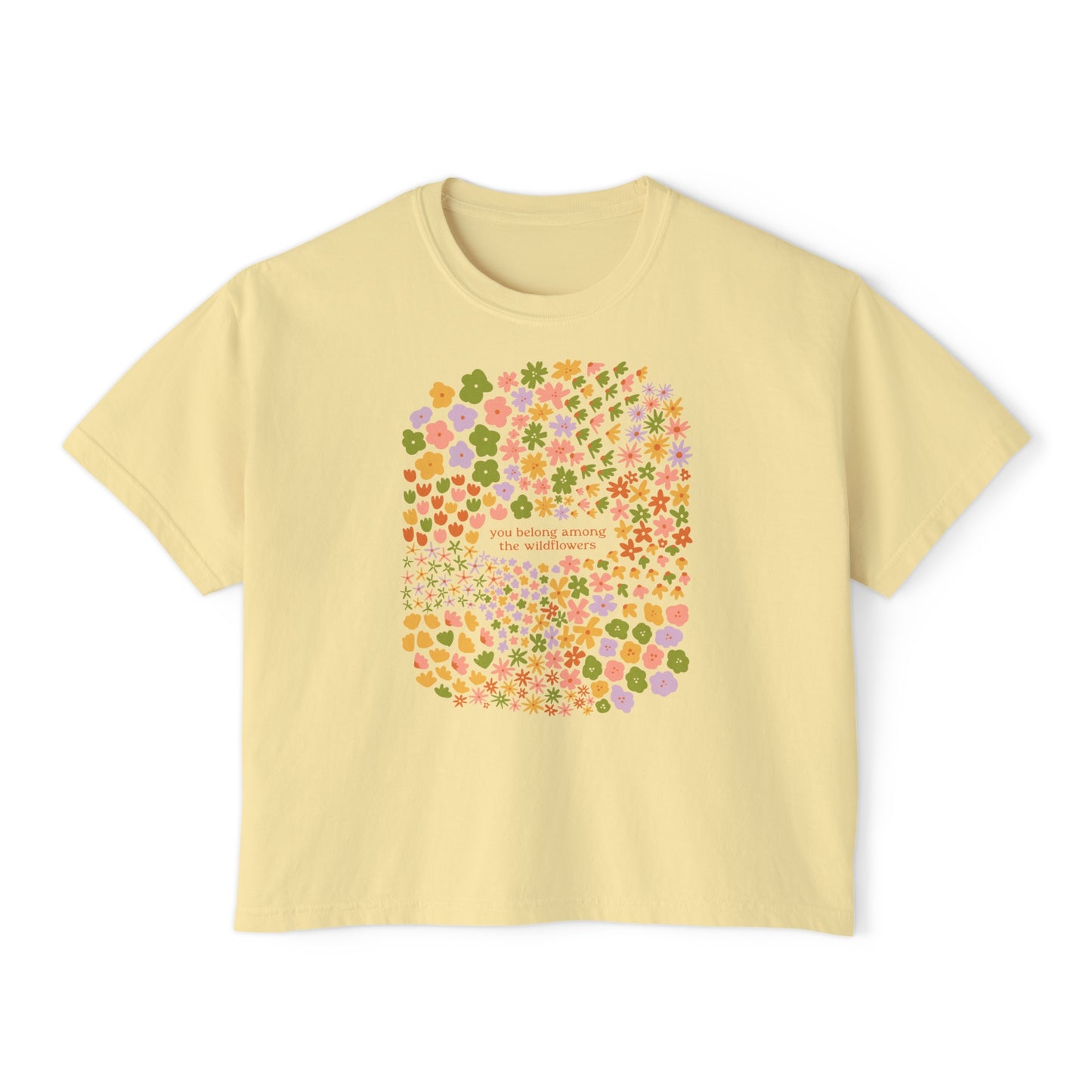 Wildflower Boxy Tee