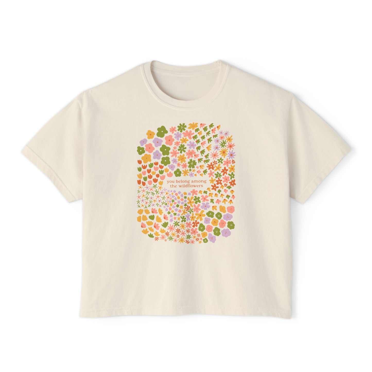 Wildflower Boxy Tee