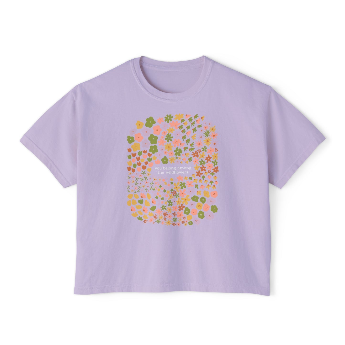 Wildflower Boxy Tee