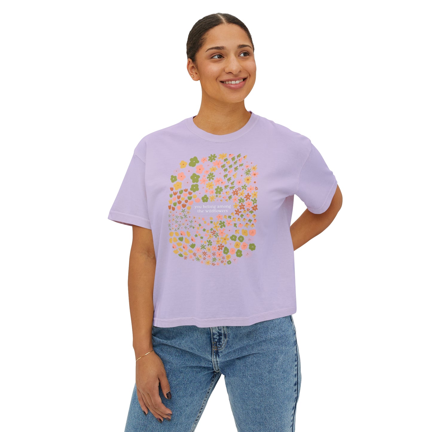 Wildflower Boxy Tee